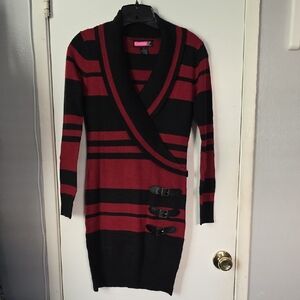 Say What? Black and Red Sweater